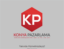 Tablet Screenshot of konyapazarlama.com